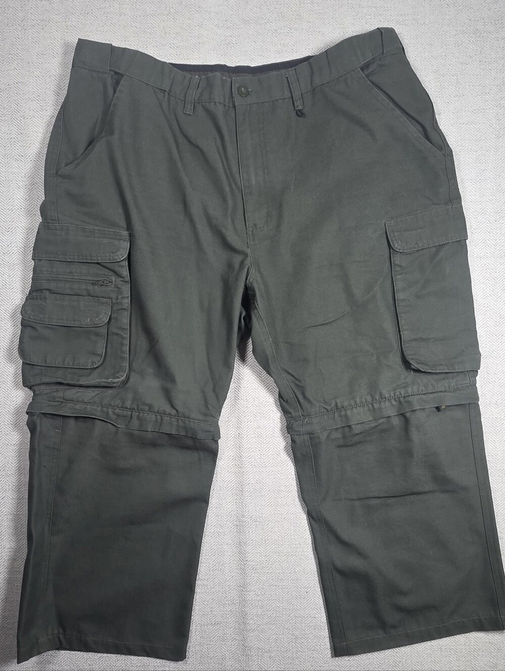 Boy Scouts Of America Convertible Uniform Pants Mens 38 Green Zip Off Cargo BSA
